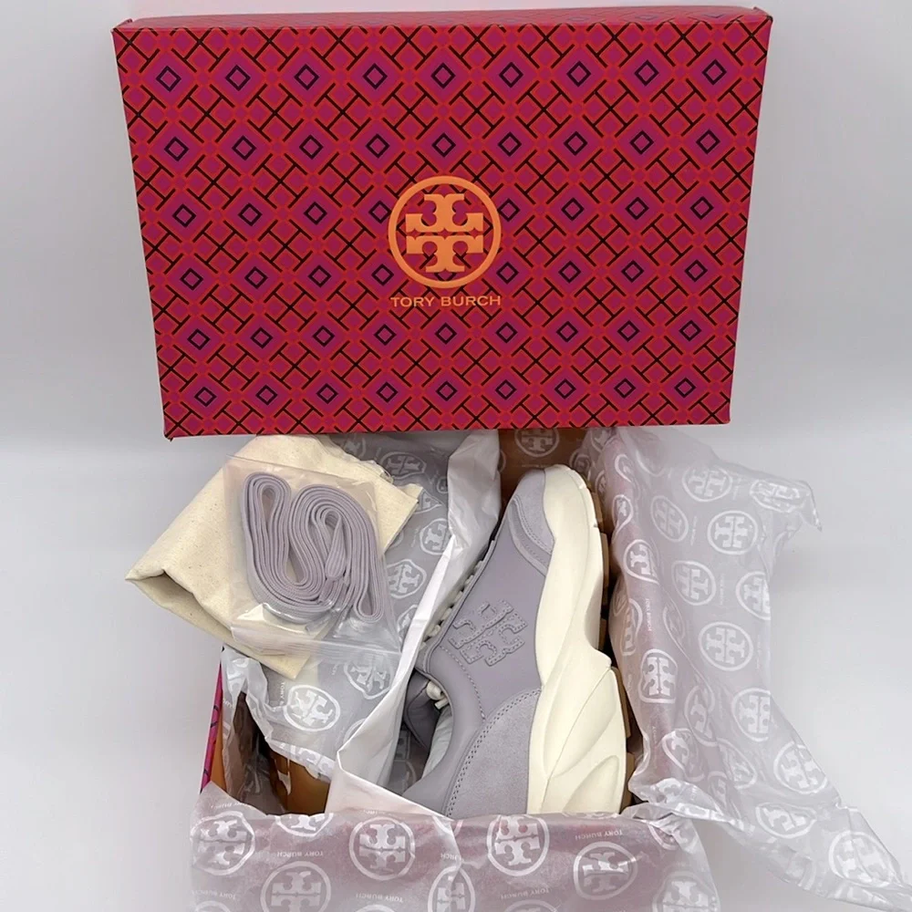 Tory Burch Good Luck Trainer Spring Lavender